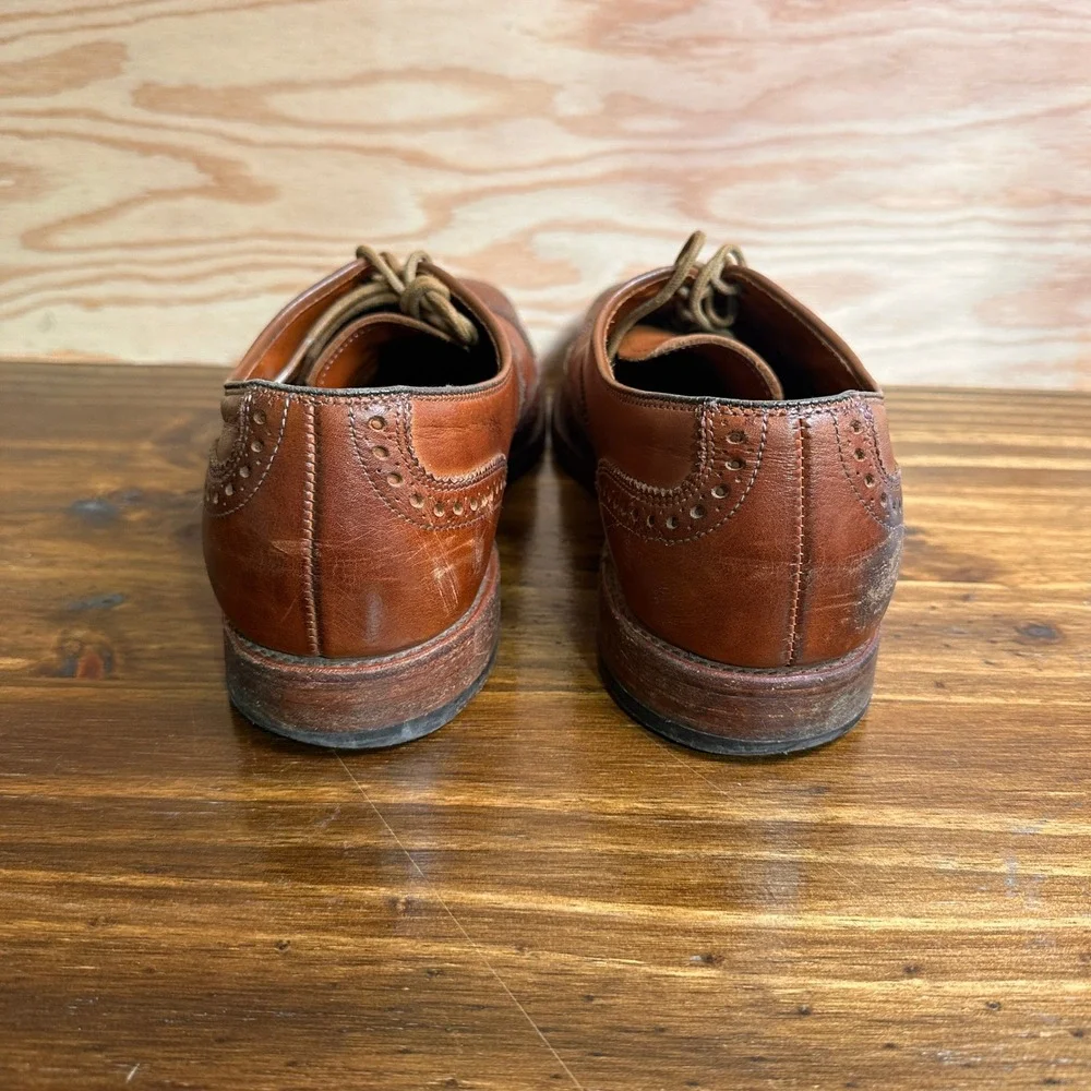 Allen Edmonds Independence Collection Jefferson Wingtip Brogue Shoes Men 10.5/11